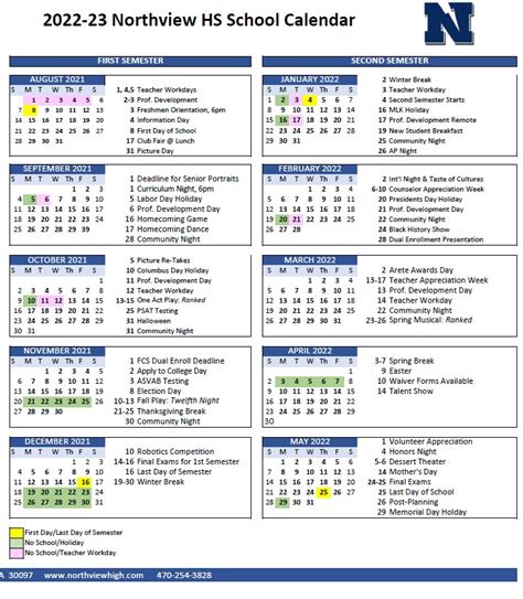 Fwcs 2022 23 Calendar